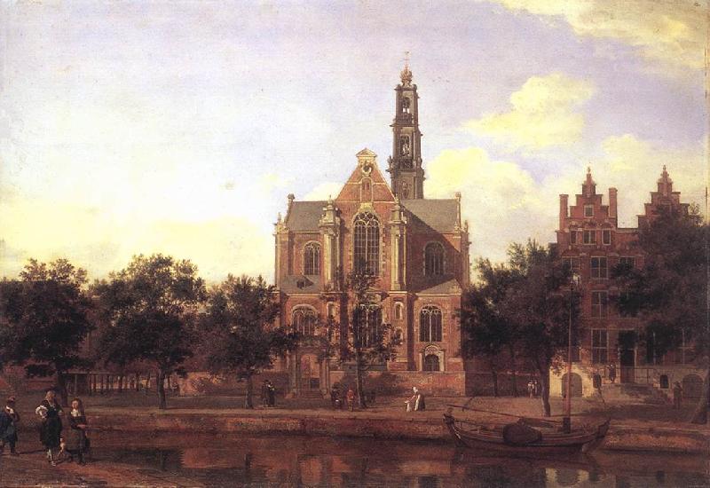 HEYDEN, Jan van der View of the Westerkerk, Amsterdam oil painting picture